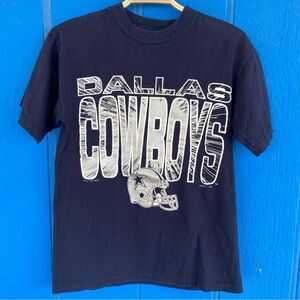 90s Vintage Logo 7 NFL Dallas Cowboys Men’s T-Shirt Small Football 1991